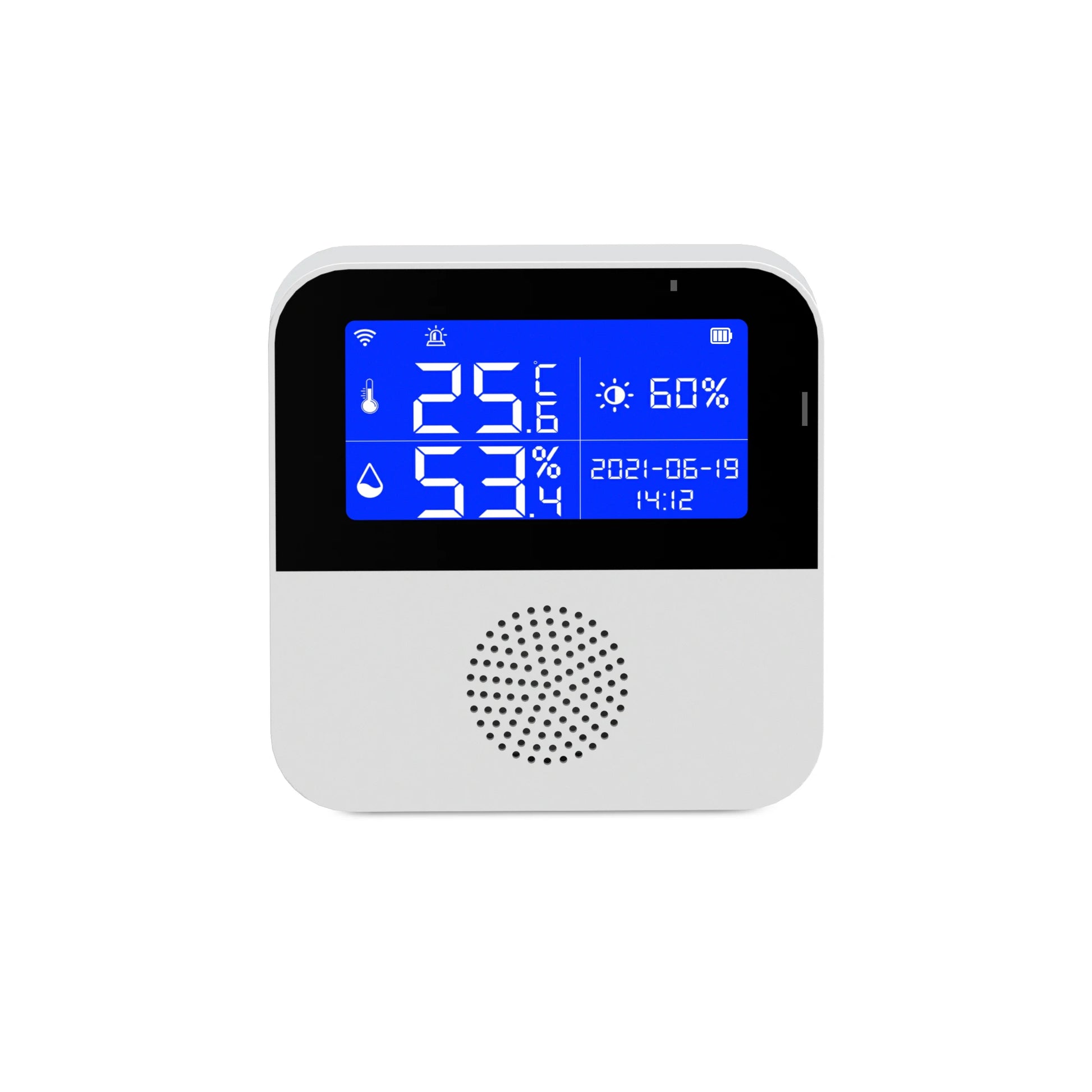 Tuya Smart WIFI Temperature and Humidity Sensor with Backlight LCD Display Indoor Thermometer Hygrometer Meter Support Alexa - AMULET RING STORE
