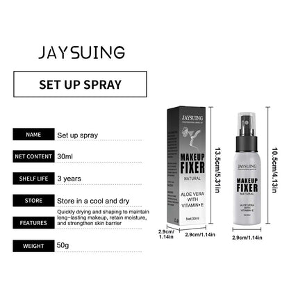Makeup Fixing Spray Portable Makeup Oil Control Fast Film Forming Long Lasting Moisturize Natural Matte Quick Fixer Cosmetics - AMULET RING STORE
