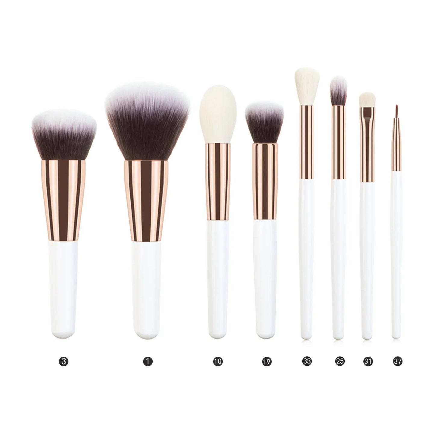 40makeup brush suit portable models full set makeup tools powder brush powder foundation brush eye shadow brush - AMULET RING STORE