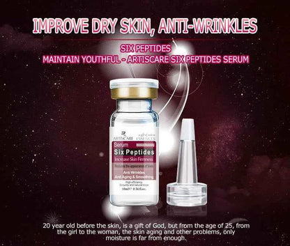 ARTISCARE Serum for Face 8pcs/Lot for Moisturizing Hyaluron Acid Vitamain C Six Peptide Q10 VC Facial Essence Skin Care