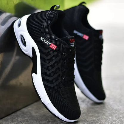 2025 new spring trend sports men's shoes Lace-up thick sole casual breathable fashion shoes Large size Wear skid resistance - AMULET RING STORE