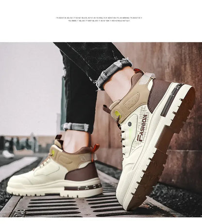 Sneakers Men Casual Autumn Vulcanized Shoes Male Walking Sport Shoes Outdoor Sneakers Male Sneakers Soft Sole Walking Shoes - AMULET RING STORE