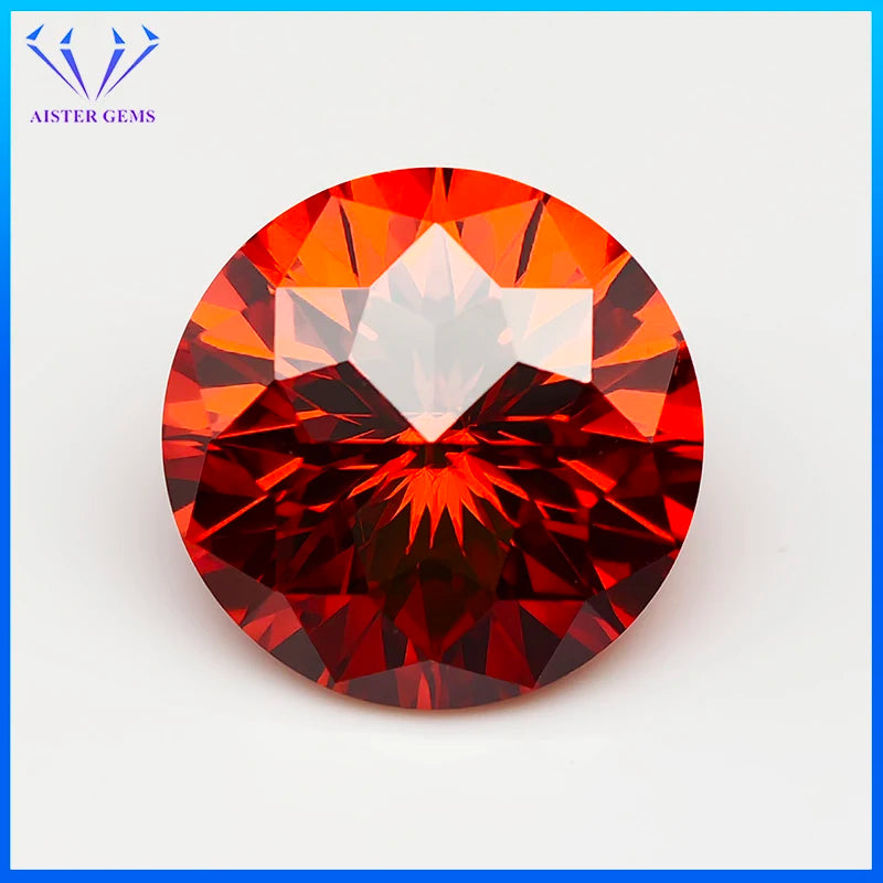 New 5A Quality Round Colored Empire Cut Cubic Zirconia Stones Loose Gemstone for Jewelry Making