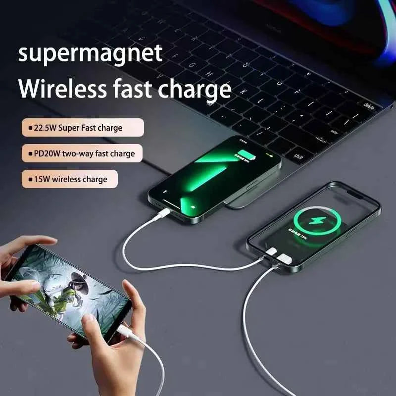 100000mAh Wireless Magnetic Power Bank