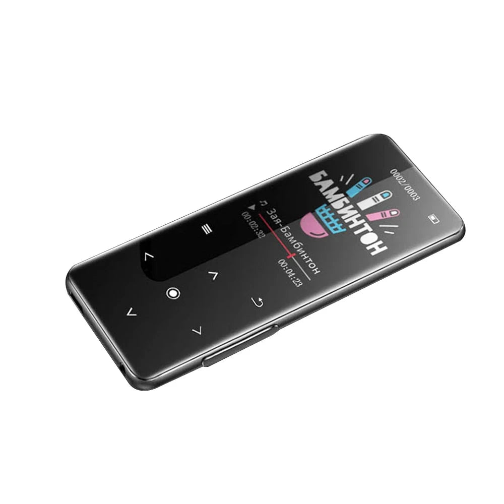 HiFi Bluetooth MP3 Player - Lossless Music Sport Earphone Portable Audio Walkman with FM E-book Recorder