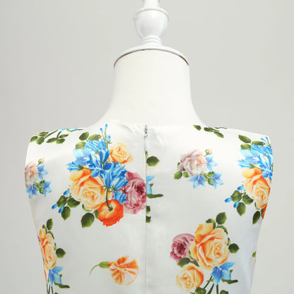 2025 New Girls' Dress - Sleeveless Bow Peplum Dress - Lace Princess Dress - National Day Party Children's Dress