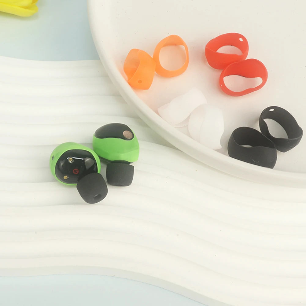 5 Pairs Silicone Ear Tips Cover Accessories Anti-Slip Ear Bud Tips Replacement Earphone Ear-Tips for Sony WF-1000XM5 Headphones - AMULET RING STORE