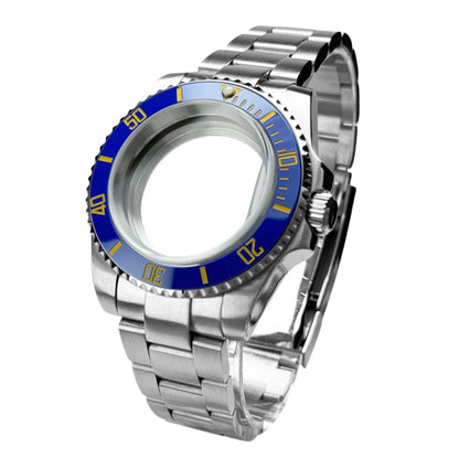 40mm 200m Waterproof NH34 NH35 NH36 Watch Case Accessories for Oyster Band SUB Watch Maker 120clicks BGW9 blue lume Bezel - AMULET RING STORE