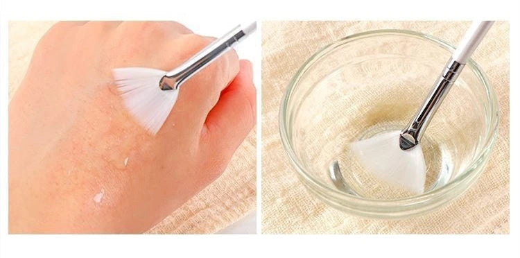 10/20/50pcs Fan Shape Facial Mask Brush Multifunctional Makeup Brushes Essential Oil Women Facial Body Beauty Makeup Tools Brush - AMULET RING STORE