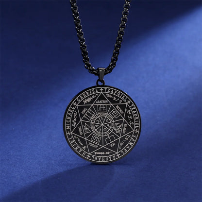 My Shape 7 Archangels Sigil Talisman Necklaces