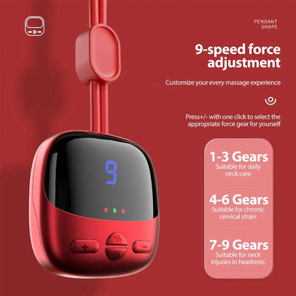 Xiaomi Mini Hanging Neck Massager Smart With Hot Pulse TENS Massage EMS Portable Muscle Stimulator Relax Shoulder Spine Kneading