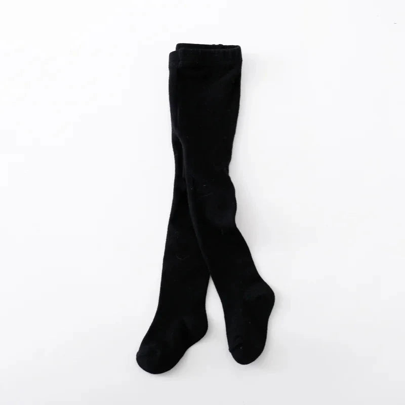 Lawadka Newborn Tights For Girls Solid Knitted Infant Baby Girl Tights Casual White Black Toddler Pantyhose Spring Autumn 0-12M - AMULET RING STORE