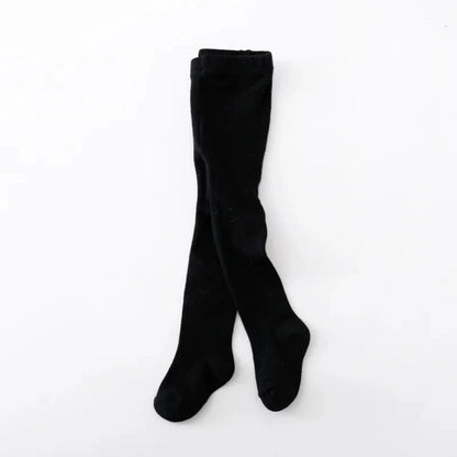 Lawadka Newborn Tights For Girls Solid Knitted Infant Baby Girl Tights Casual White Black Toddler Pantyhose Spring Autumn 0-12M - AMULET RING STORE