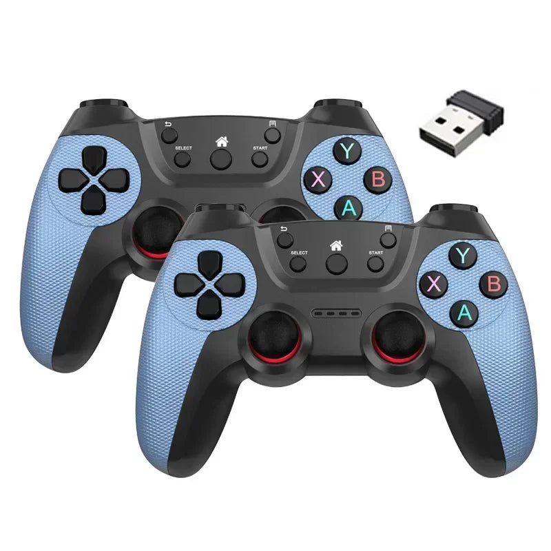 2Pcs Wireless Controller For PC Wireless Game Controller Hand Joystick For Television Computer Androids PC 2.4G Gamepad Remote - AMULET RING STORE