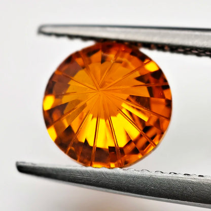 New Partschinite 5.0-12.0mm Round Pyrotechnic Cut Cubic Zirconia Stones Loose Gemstone for Jewelry Making