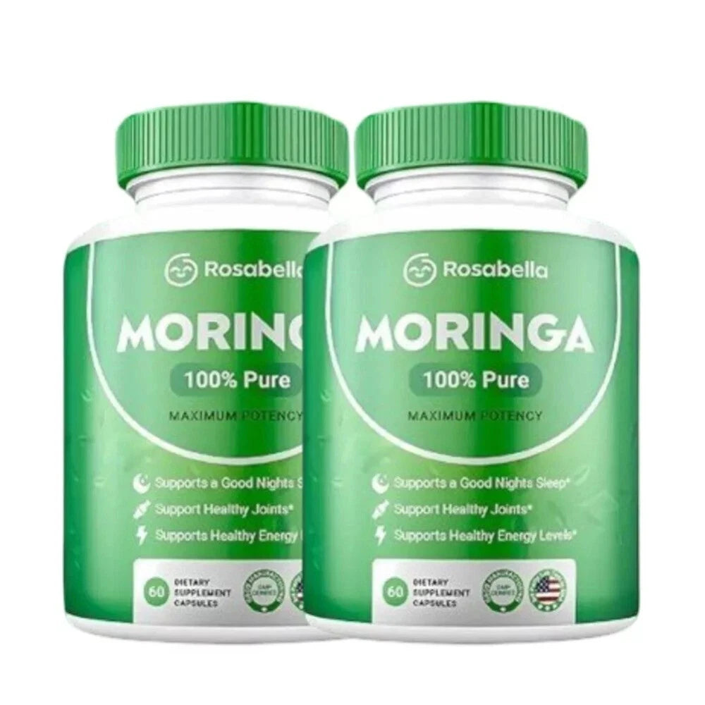 Moringa Capsules for Immune Support and Gut Health, Overall Wellness, Antioxidants - AMULET RING STORE