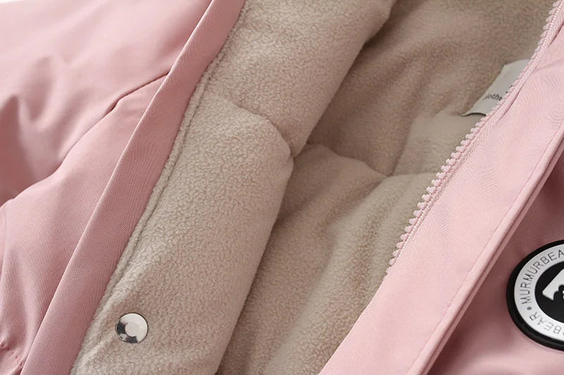 -30 Winter Baby Clothes Thicken Warm Jumpsuits Snowsuits Girl Boy Hooded Jacket Waterproof Rompers Ski Suits Kids Coat Outerwear - AMULET RING STORE
