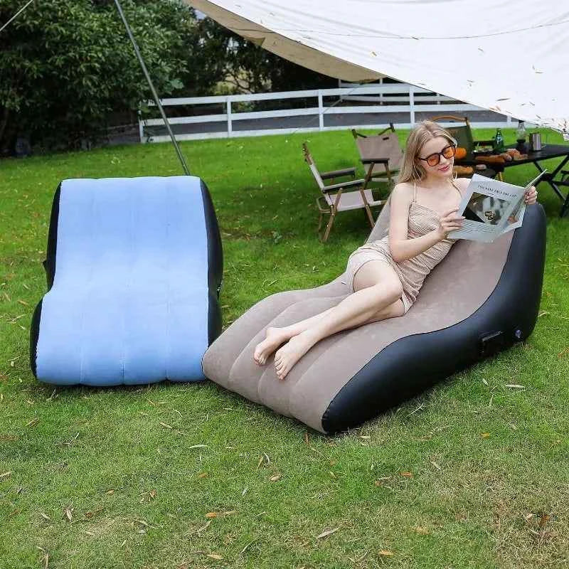 Inflatable Mattresses & Lounge Chairs: Portable, Self-Inflating Comfort for Camping