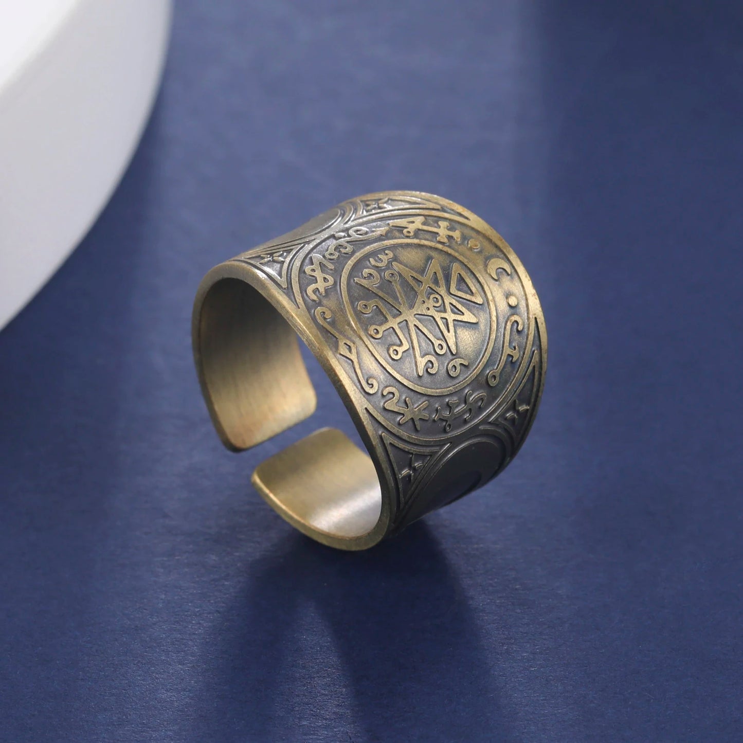 LIKGREAT Six Pointed Star Seal of Solomon Ring