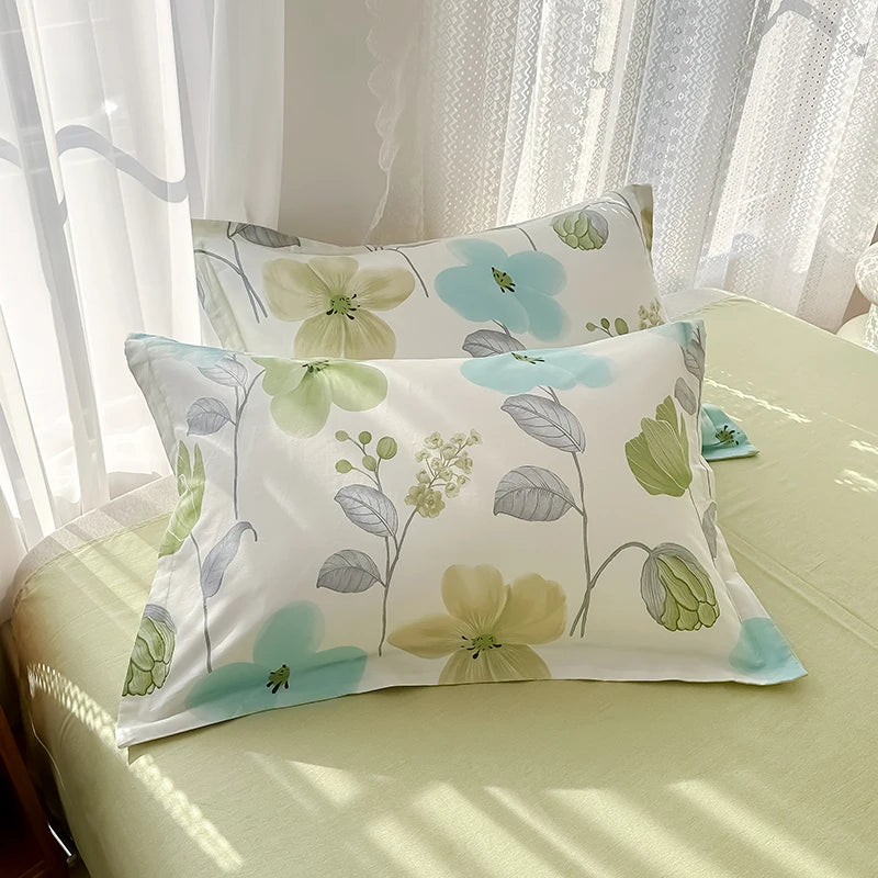 100% Cotton Bedding Set Duvet Cover Set 1 Quilt Cover 2 Pillowcases No Sheet- Ultra Soft Breathable Hypoallergenic - AMULET RING STORE