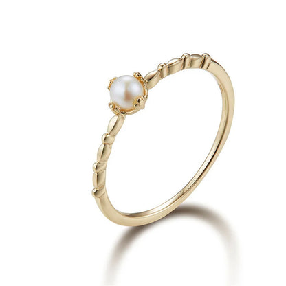Trend Niche Pearl Ring For Women Ring Wedding Engagement Gift Fashion Custom Jewelry