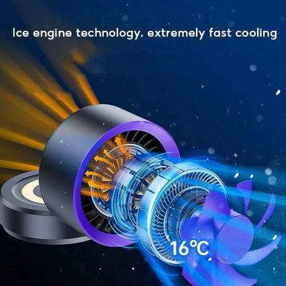 Eary Wall-mounted Fan Punch-free Foldable Fast Charging Desktop Fan With Night Light Magnetic Remote Control Air Conditioner Fan