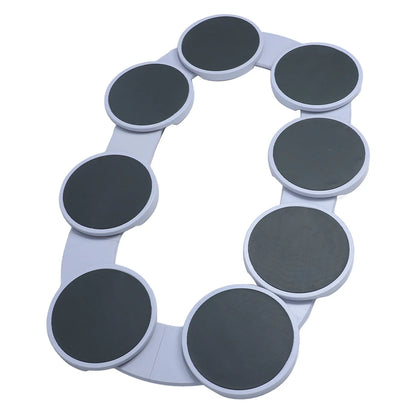 Dining Table Turntable Tray Large Capacity Versatile Sliding Rail Reusable Portable Turntable Organizer for Family Gatherings - AMULET RING STORE