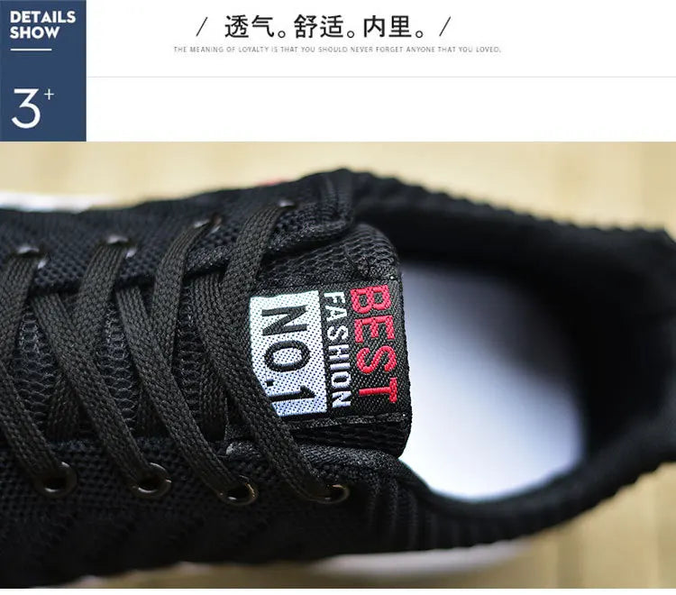 2025 new spring trend sports men's shoes Lace-up thick sole casual breathable fashion shoes Large size Wear skid resistance - AMULET RING STORE