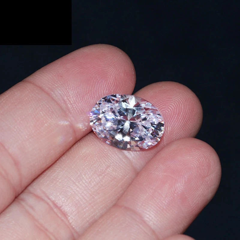 Brilliant Large Unheated White Sapphire 13X18mm Oval Cut VVS1 Loose Gemstone For Jewelry Making DIY - AMULET RING STORE