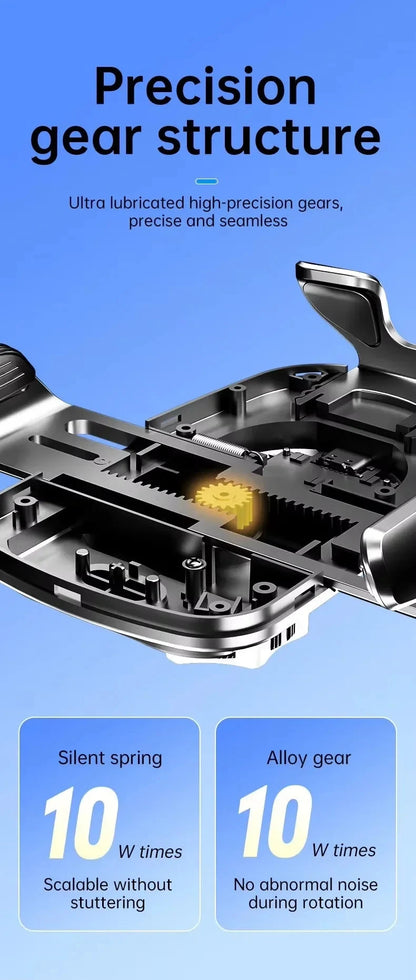 UYUXIO Manual Clamp Wireless Car Charger 15 Fast Charging Air Vent Car Mount Phone Holder for iPhone Samsung Android Phone