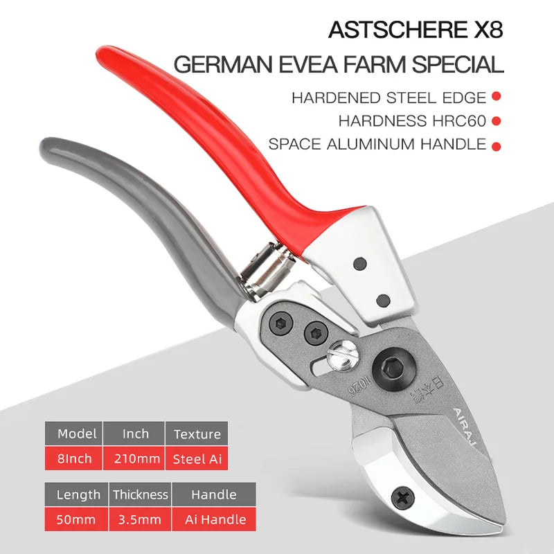 Gardening Pruning Fruit Tree Pruning Shears Branch Scissors Gardening Pruning Branches Garden Labor-saving Shears - AMULET RING STORE