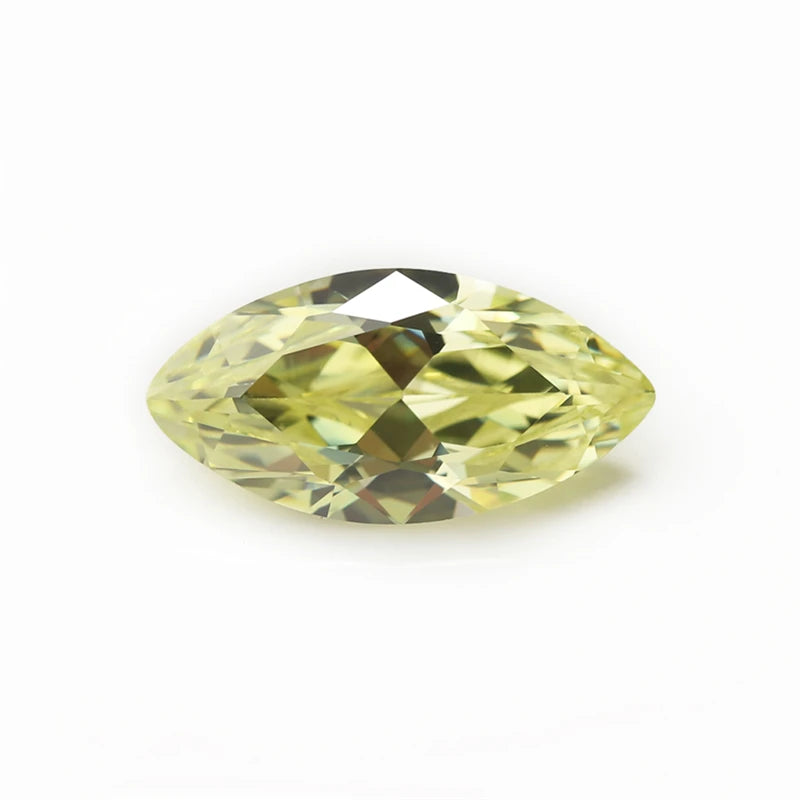 Size 1.5x3mm~10x20mm Marquise Shape 5A CZ Stone Synthetic Gems Color Cubic Zirconia For Jewelry - AMULET RING STORE