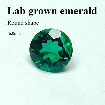 emerald Cut Lab Grown Columbia Emerald Natural color for DIY Jewelry Making Materials with Certificate Factory Wholesale price