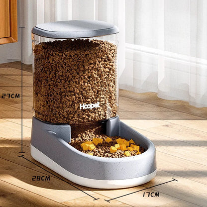 HOOPET Feeding Drinker Large Capacity Automatic Pet Supplies Wet Dry Dog Cat Feeder Drinking Bowl Dog Food Bowl Pet Supplies - AMULET RING STORE