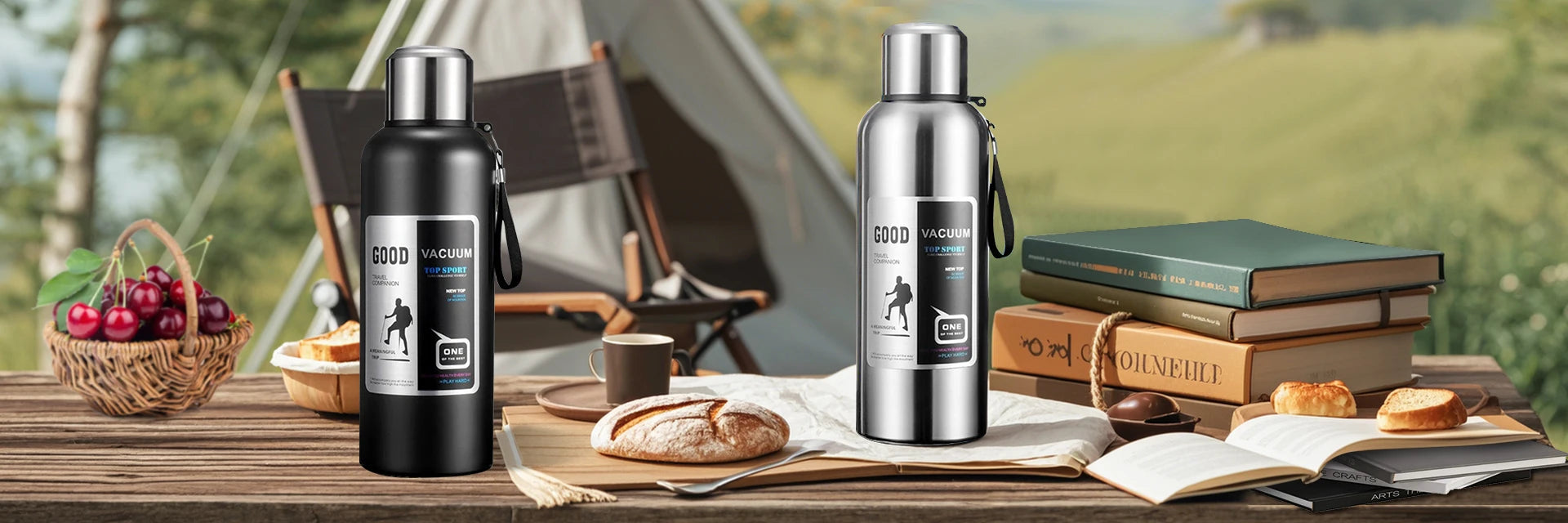 600-1500ml 316 Stainless Steel Thermos Bottle LED Temperature Display Thermal Mug Vacuum Flask Water Bottle For Outdoor Camping - AMULET RING STORE