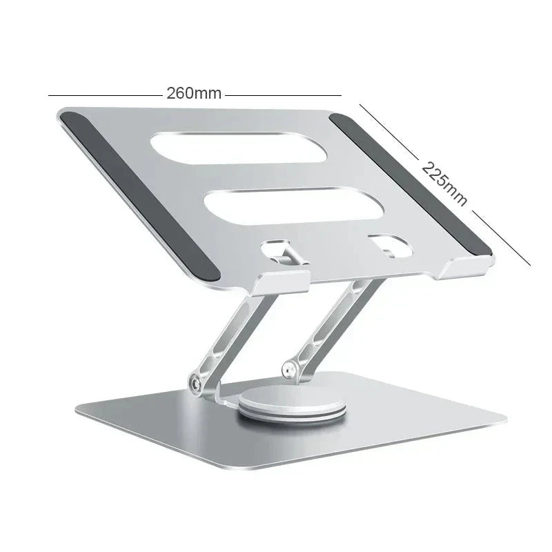 Aluminum 360° Rotation Portable Desktop Foldable Laptop Tablet Holder Bracket For iPad Macbook RedmiBook Galaxy Tab Book Laptop* - AMULET RING STORE