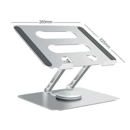 Aluminum 360° Rotation Portable Desktop Foldable Laptop Tablet Holder Bracket For iPad Macbook RedmiBook Galaxy Tab Book Laptop* - AMULET RING STORE