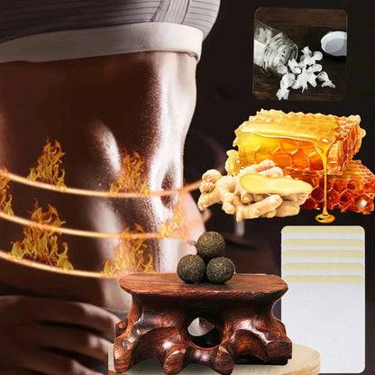 Honey Belly Toning Pill Fast Burning Fat Lymphatic Improve Stomach Body Shaping Patches Belly Slimming Stickers for Female Male