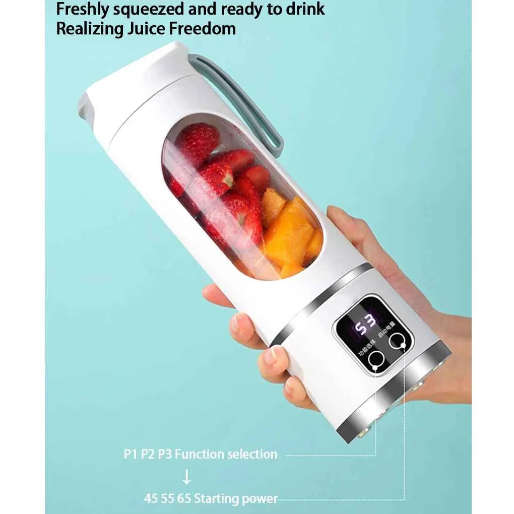 450ml Portable Electric Juicer USB Charging Mini Juicer Fruit Mixer Electric Handheld Juicer for Home Shakes and Smoothies Mixer