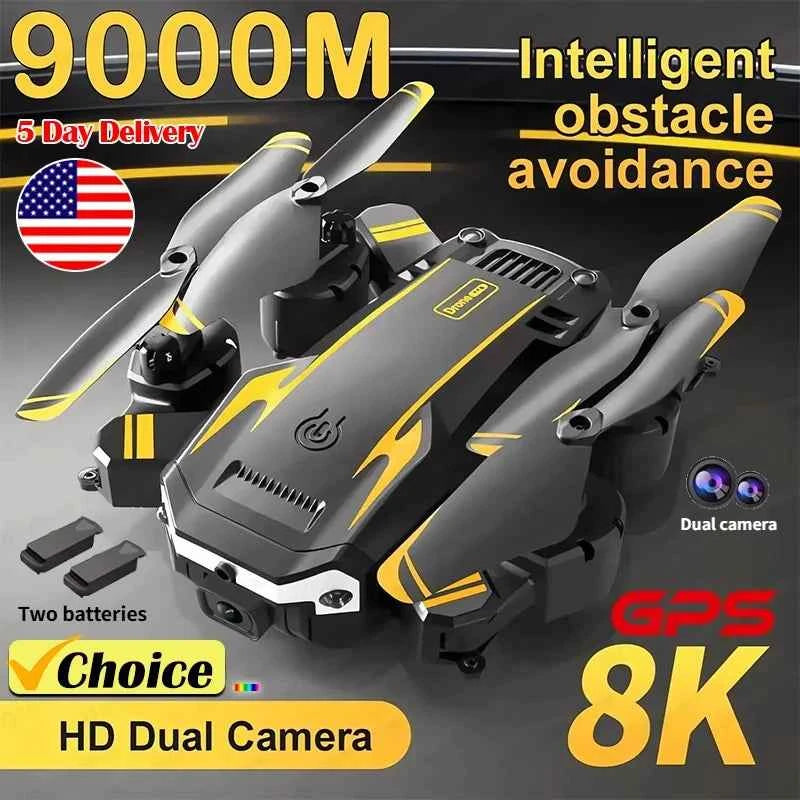 QJ S6/G6 GPS Drone 4K Professional HD Camera Foldable Quadcopter RC Helicopter FPV WIFI Obstacle Avoidance C0 Dron toys