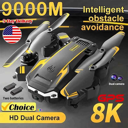 QJ S6/G6 GPS Drone 4K Professional HD Camera Foldable Quadcopter RC Helicopter FPV WIFI Obstacle Avoidance C0 Dron toys