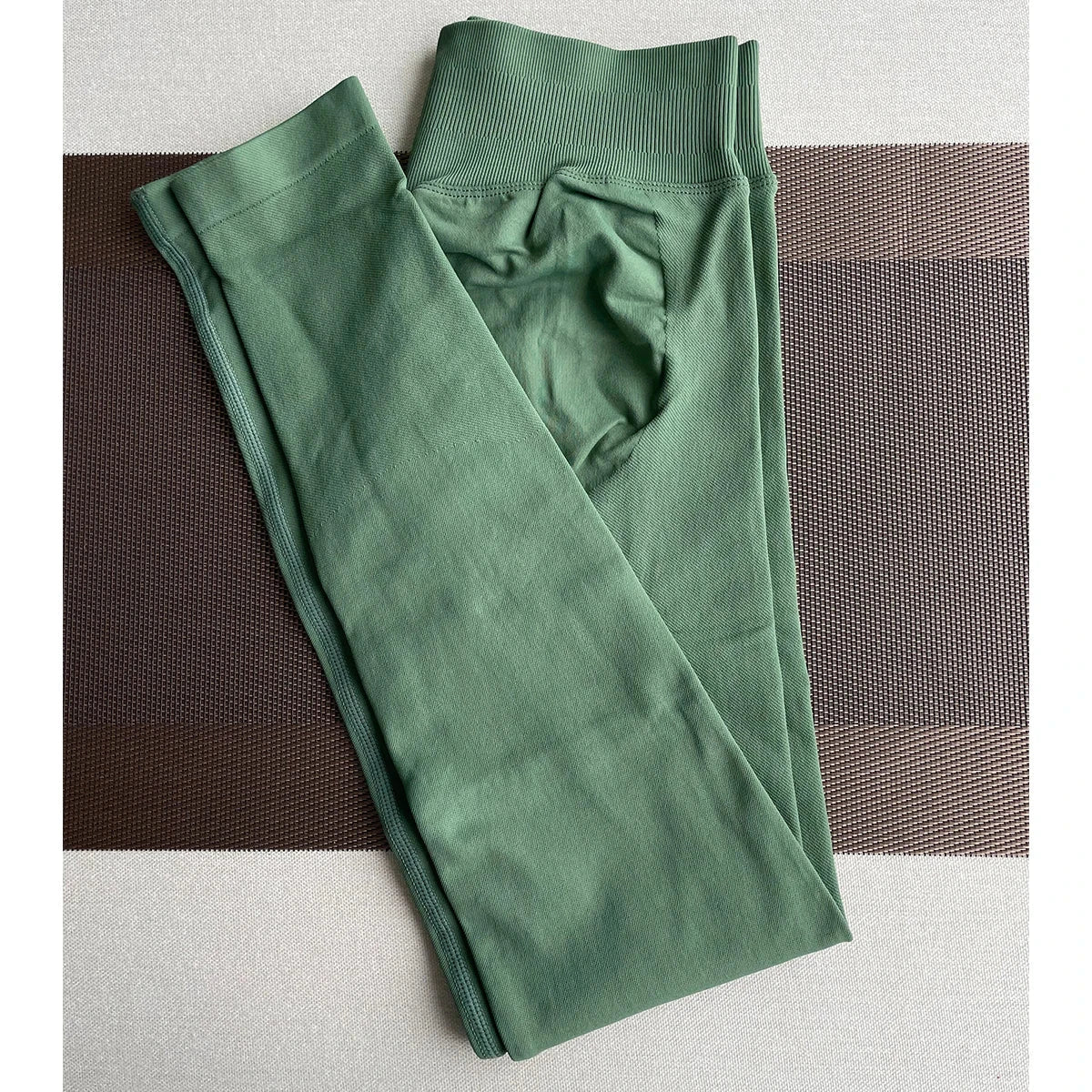 TKITK Leggings Women Seamless Sports Yoga Pants Low Ribbed Band Gym clothes Fitness Workout wear Scrunch Bum Tights - AMULET RING STORE