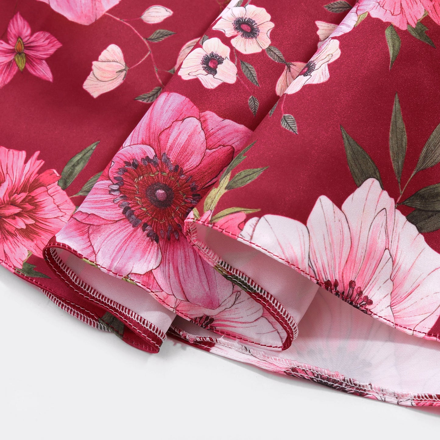 Girl's party dress  Elegant petal-sleeved princess dress  Birthday party dress  Wedding party dress