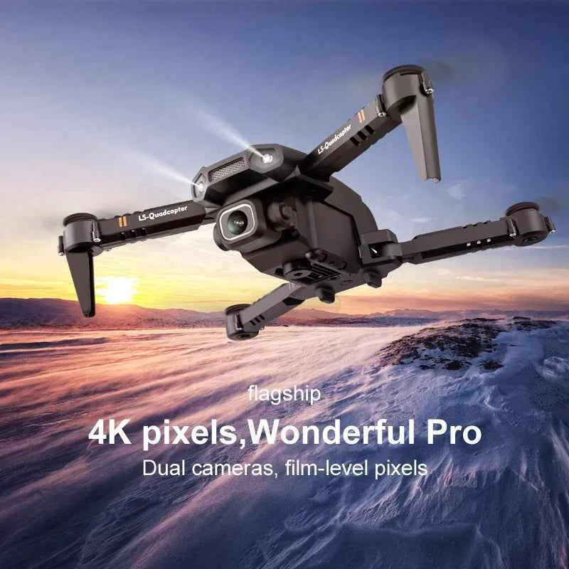 XT6 Mini Foldable Drone with 4K HD Camera, WiFi FPV, and Altitude Hold