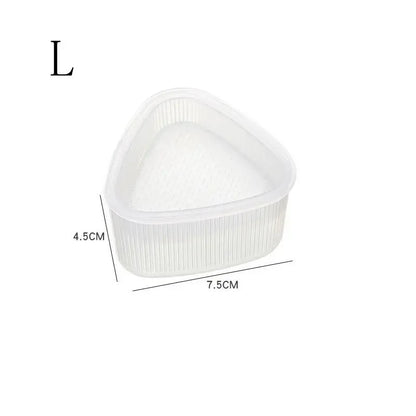 1/2Pcs Triangular Plastic Sushi Rice Ball Maker Mould Onigiri Mold Set Kitchen Gadgets Stuff Transparent Bento Accessories - AMULET RING STORE