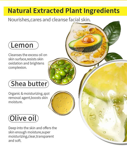 AILKE Natural Skin Cleansing Set, Cleanses Darkness, Stains, Moisturizes, Lightening, Smooth, Improve Rough and Dry Skin