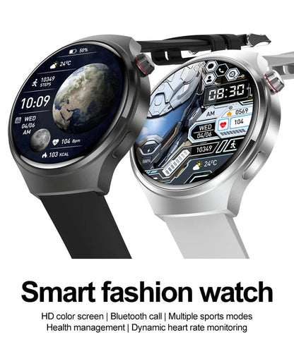 2025 New For HUAWEI GT Series Smart Watch Men AMOLED Screen Heart Rate Health Monitoring Bluetooth Call Business Smartwatch Man