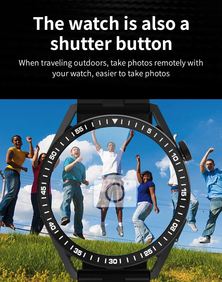 New For Men Women SmartWatch 1.61‘’ Amoled Phone Call Heart Rate GPS Tracker Sport Waterproof Smart Watch for IOS Android