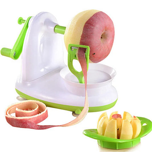 Hand-cranked Multifunction Fruit Peeler With Fruit Slicer Corer Cutter and Blades Apple Pear Kitchen Home Manual Peeler Machine - AMULET RING STORE