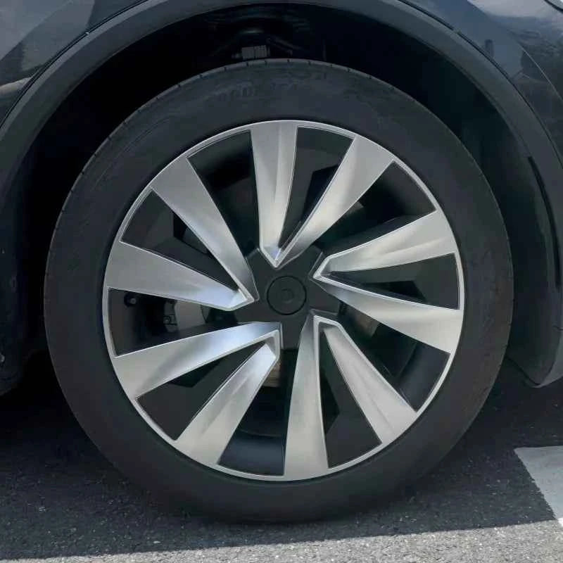 4PCS Wheel Cover for Tesla Model Y Juniper 19 Inch 2025 Car Replacement Wheel Cover Automobile Hub Cap Full Rim Car Accessories